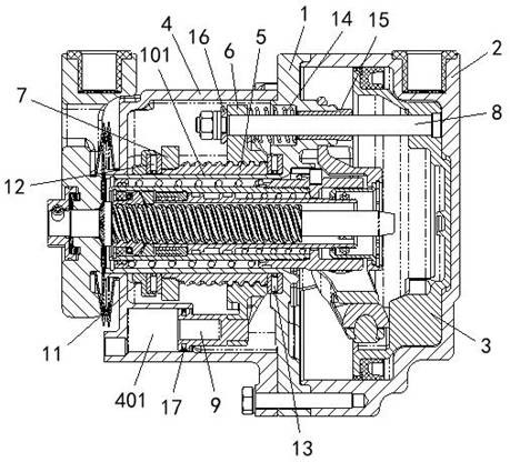 Parking brake cylinder and brake caliper unit