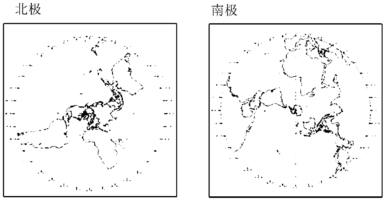 A global one-map data storage organization method and call method