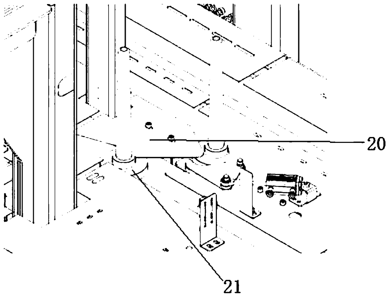 Conveying system of automatic yarn feeding equipment