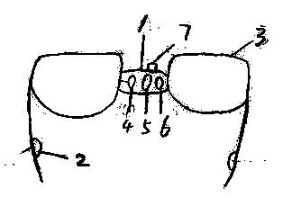 Glasses with navigation and radio functions