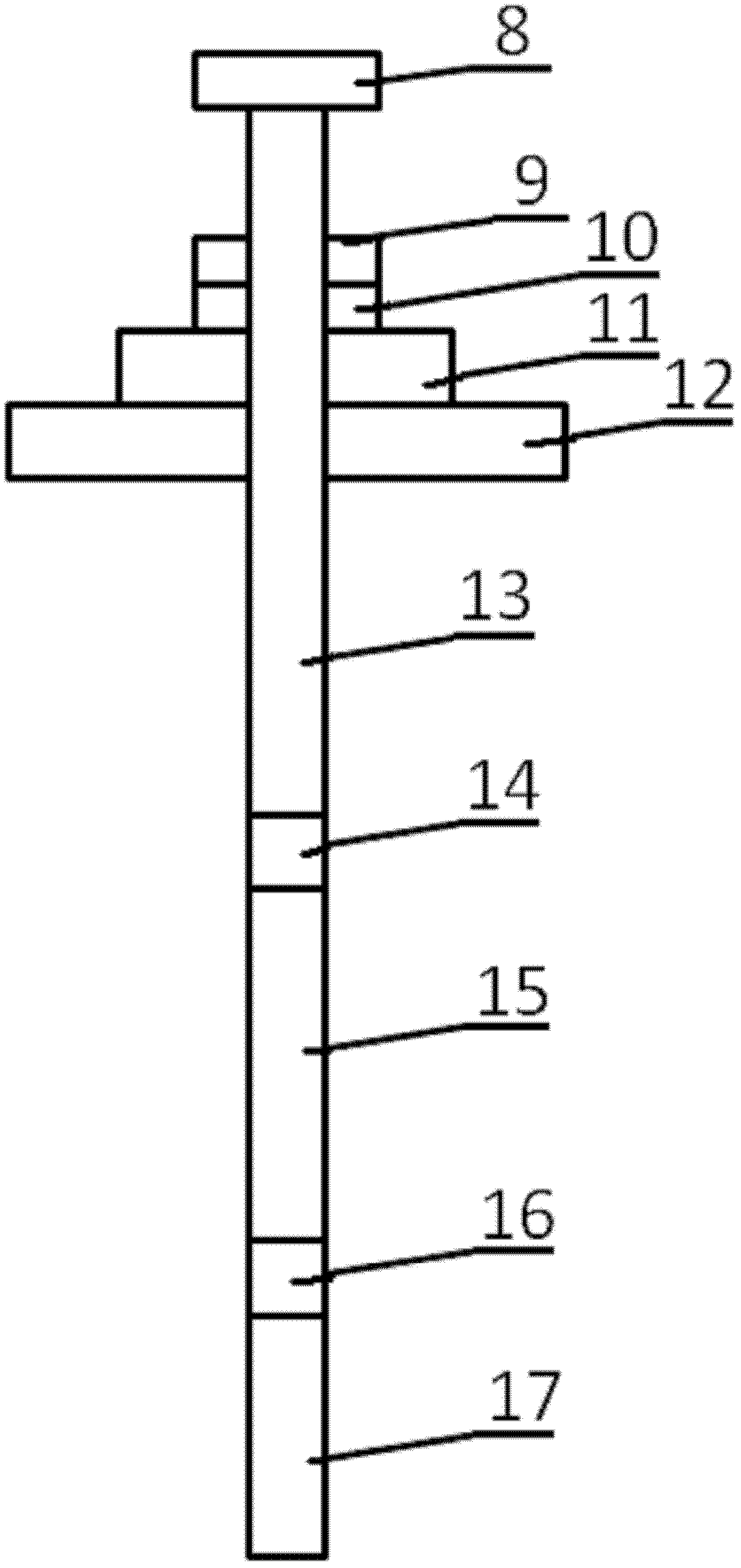 Method for lifting heavy oil through shaft in heavy oil cold production