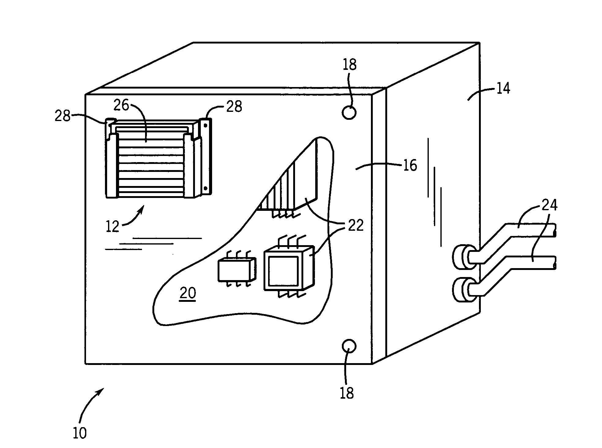 Arc resistant baffle for reducing arc-flash energy in an electrical enclosure