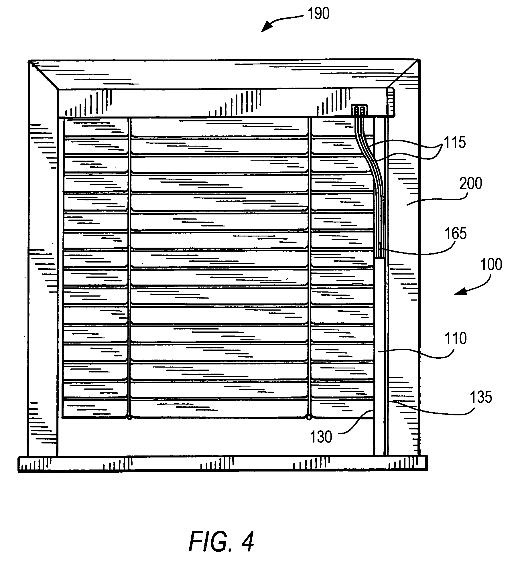 Active tension device for a window covering