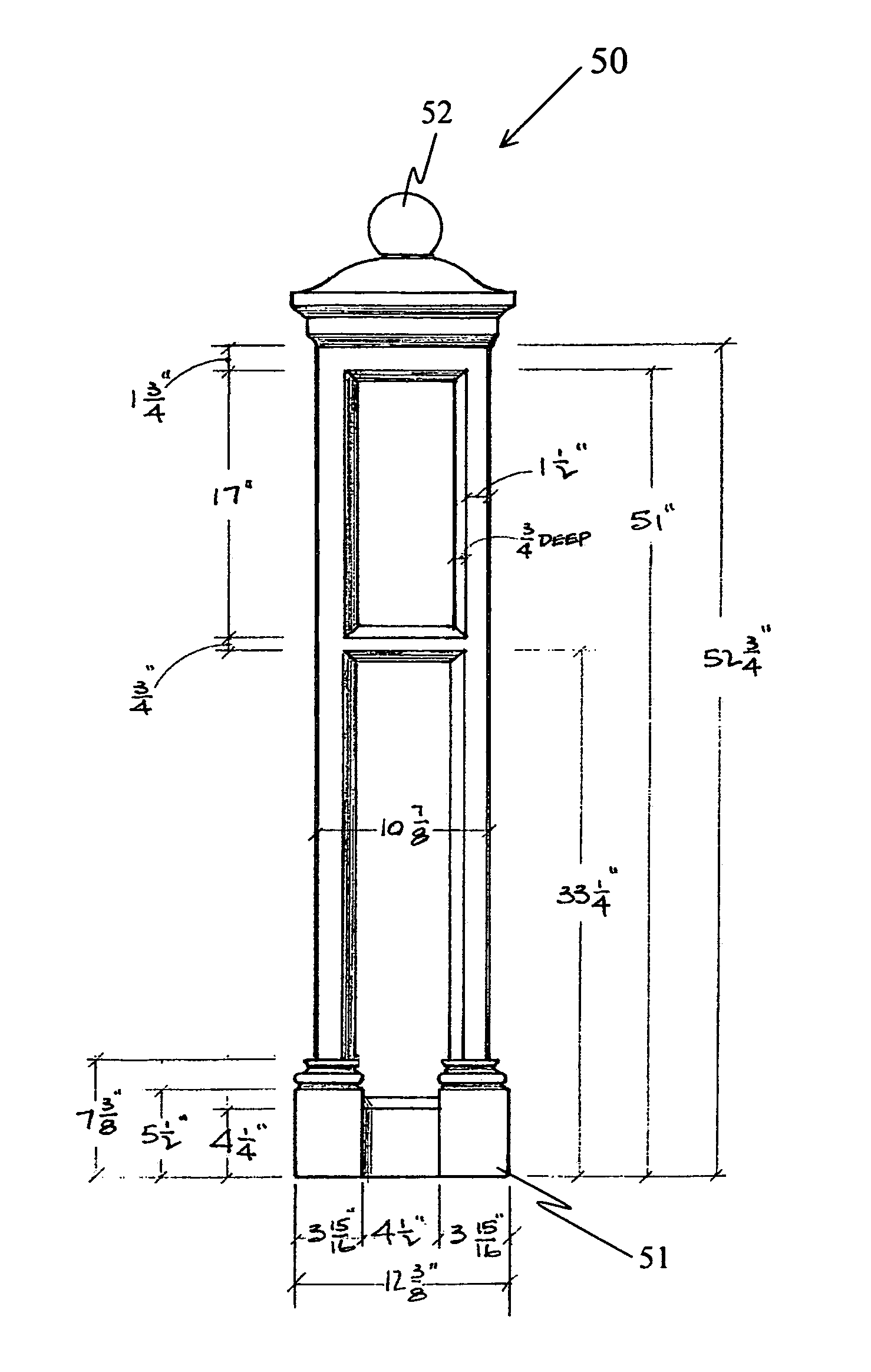 Prefabricated lightweight concrete structure including columns