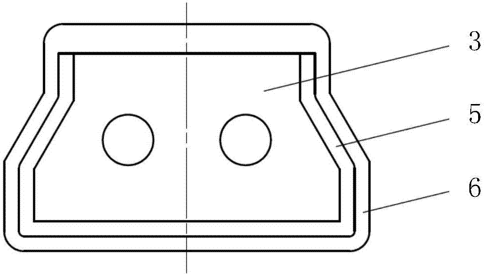 Non-woven reinforcement magnetic slot wedge