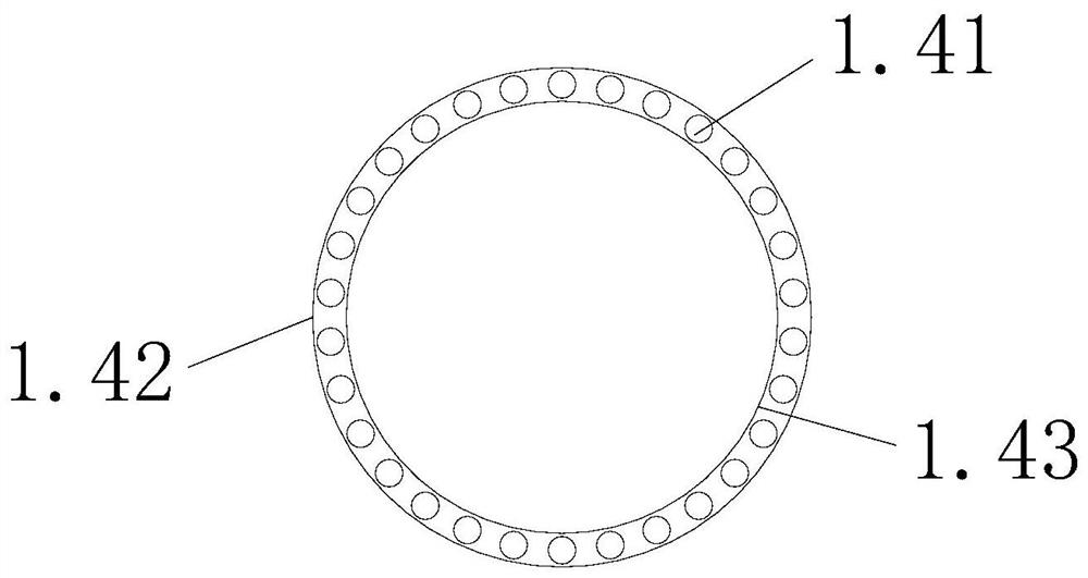 Rock breaking method and device of cutterhead based on beveling angle high-pressure ice jet space-time arrangement