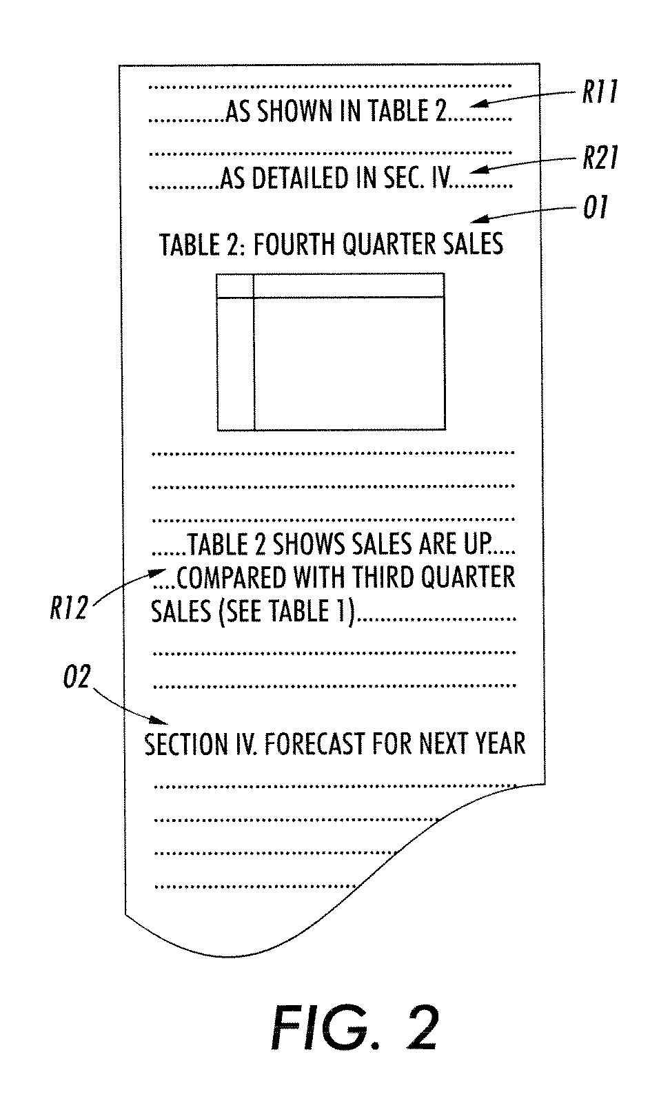 Methods and apparatuses for intra-document reference identification and resolution