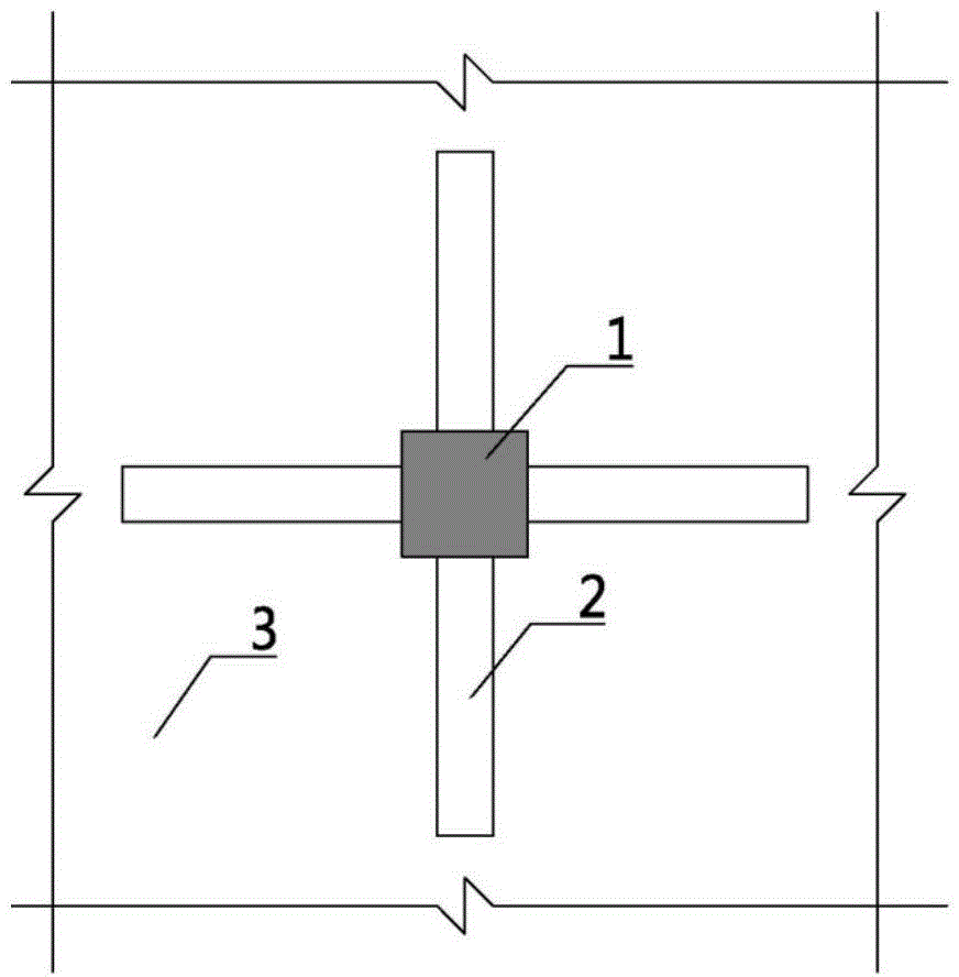 Overall replacement system for original building shock-insulation support and construction method