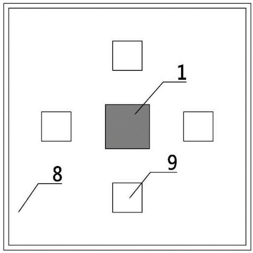 Overall replacement system for original building shock-insulation support and construction method