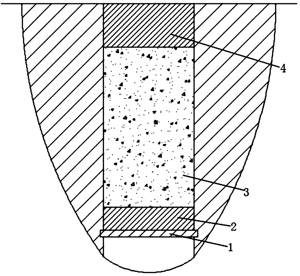 Water well landfill method