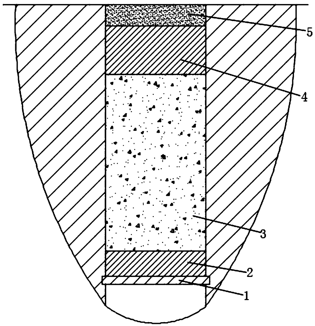 Water well landfill method