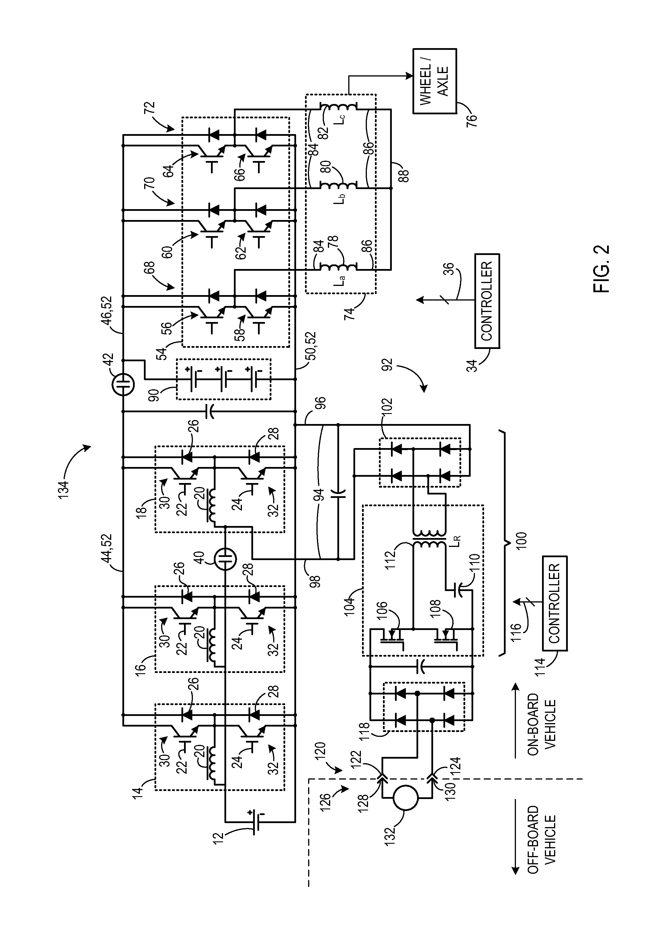 Apparatus for transferring energy using onboard power electronics with high-frequency transformer isolation and method of manufacturing same