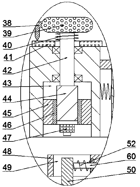 Tire dismounting device with air leaking detecting function