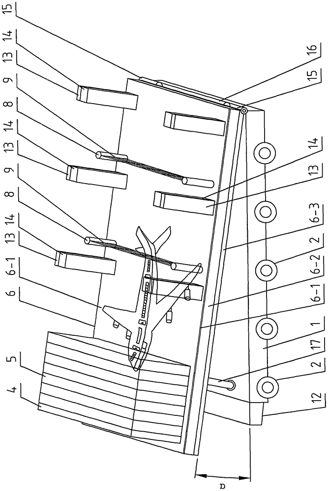 Aircraft safe landing method and landing device