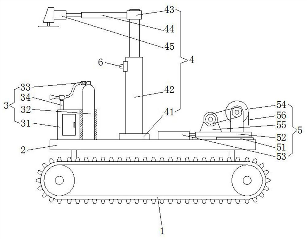 Intelligent rescue robot and working method thereof