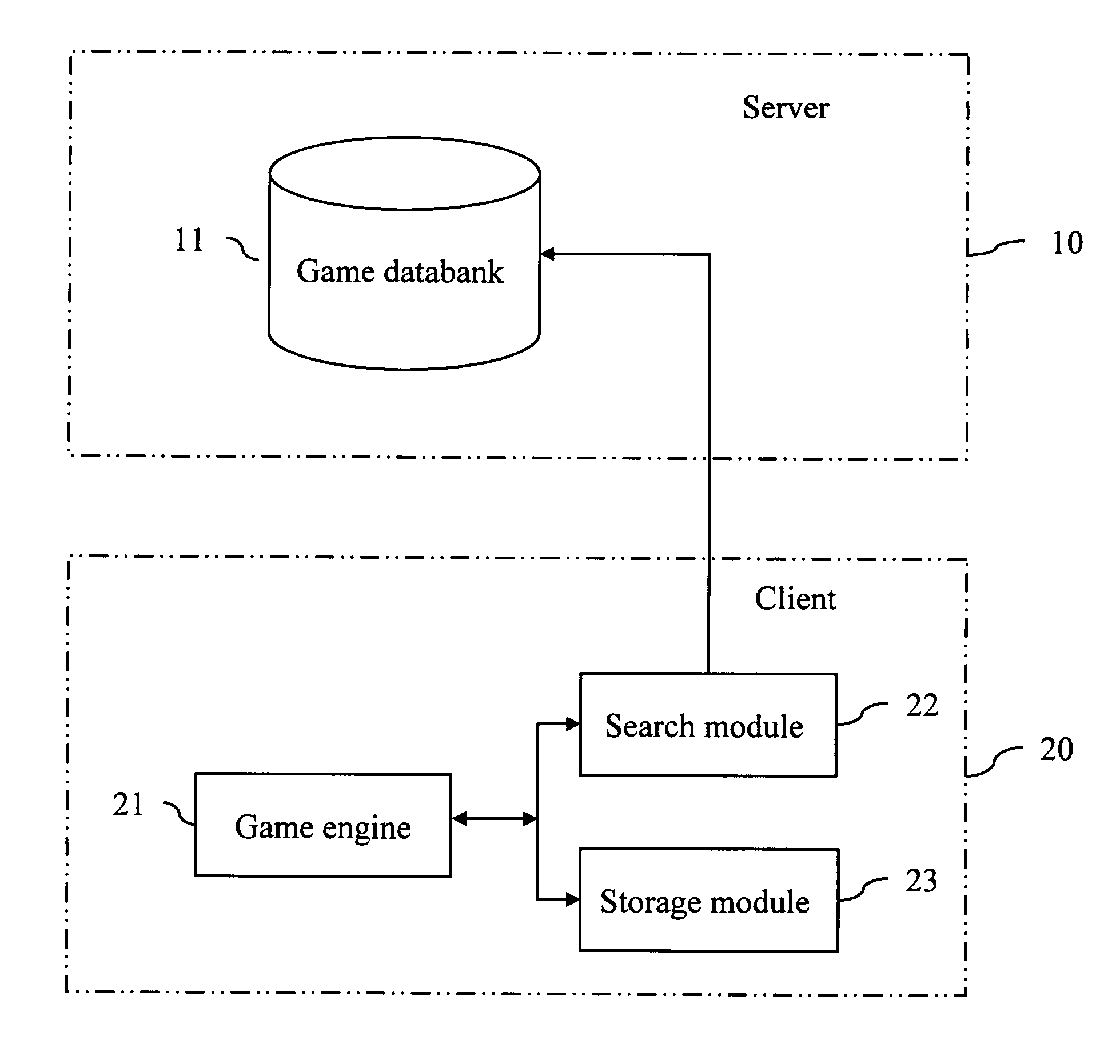 System and method for network-loading game data