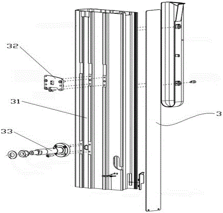 Hosiery machine turning device