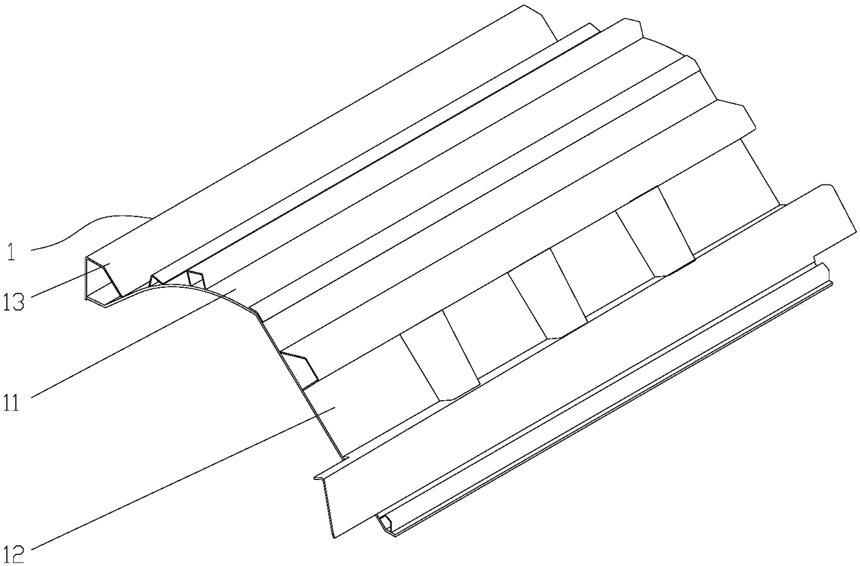 A welding device for bottom arc plate of garbage truck filler