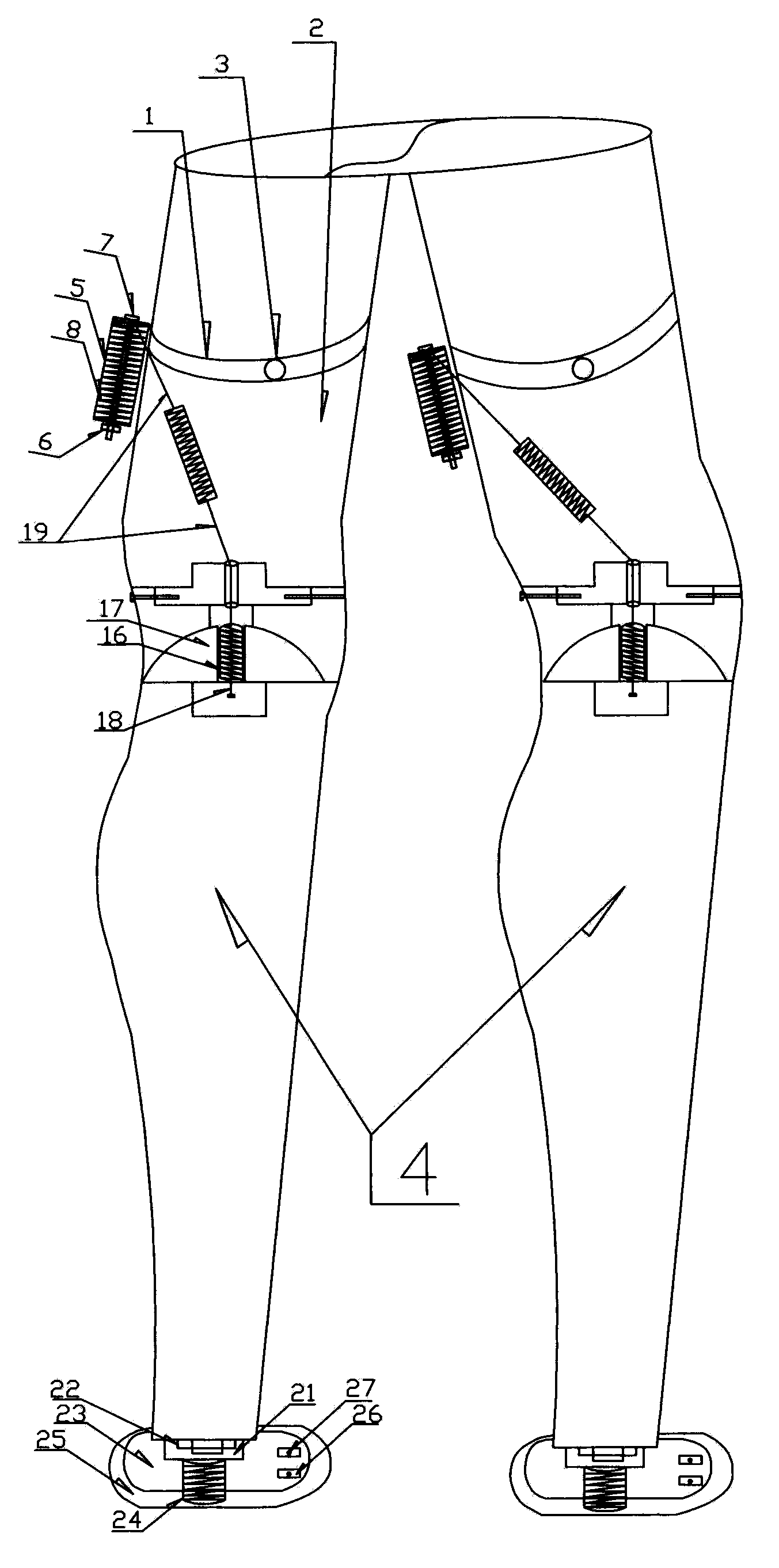 Novel intelligent automatic walking prosthesis