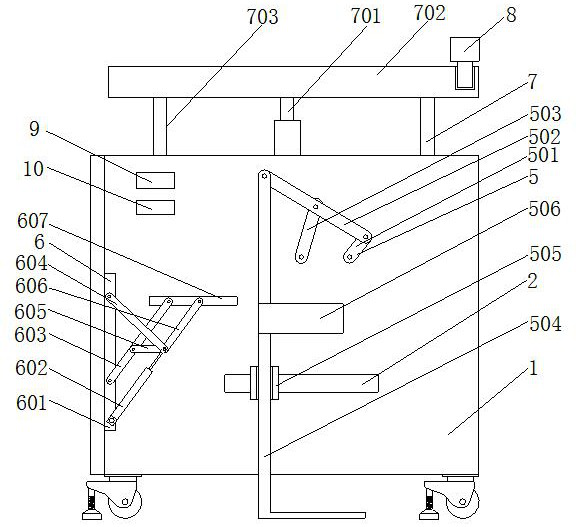 Walking assisting device for stroke rehabilitation training and using method of walking assisting device