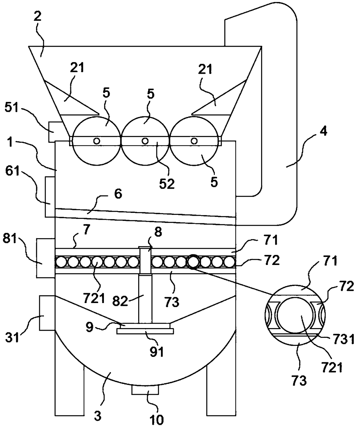 Method for determining residues of seven sulfonamide antibiotics in sediment sample