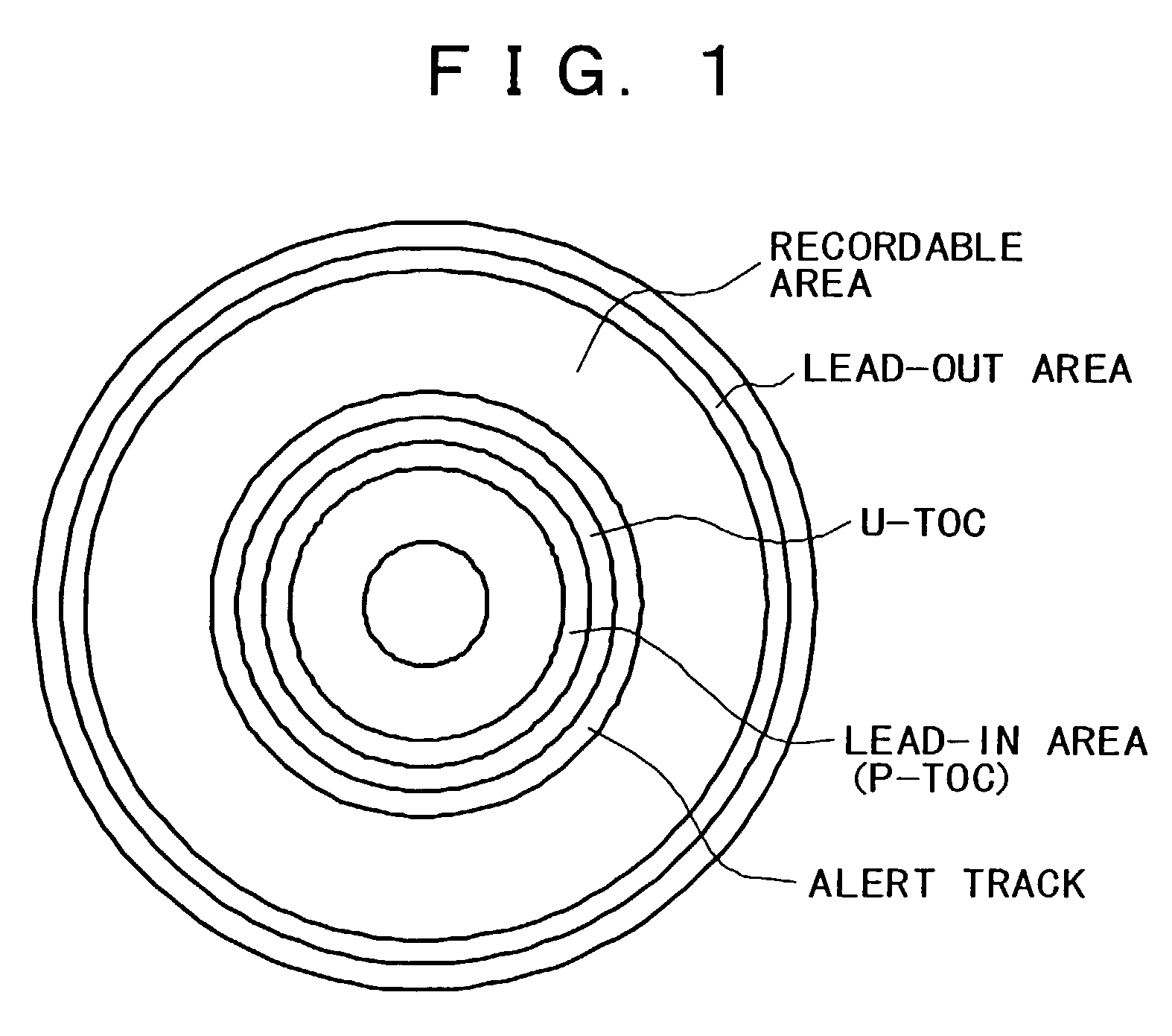 Storage medium recording method and storage medium having multiple recording areas