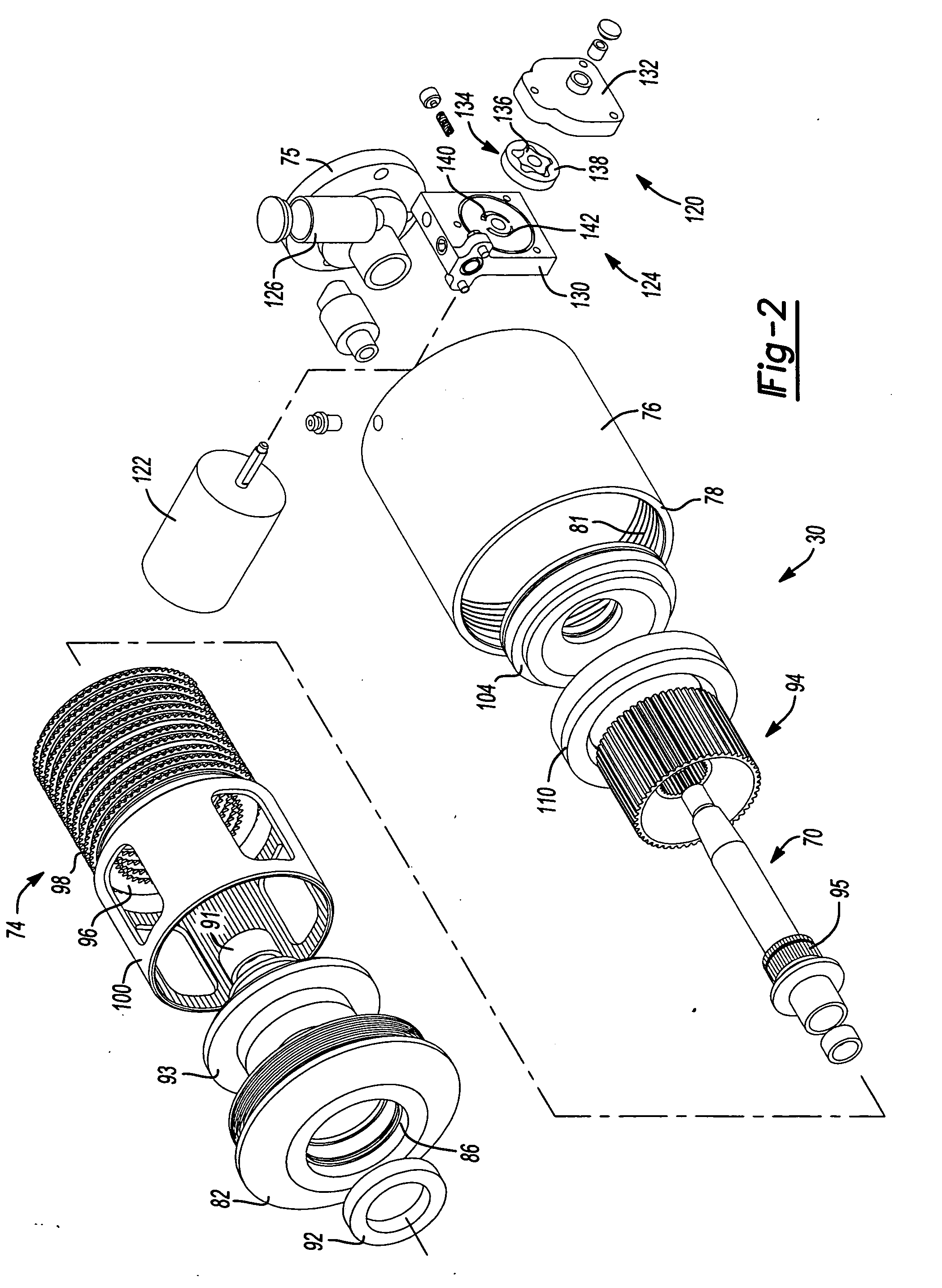 Electronically-controlled hydraulically-actuated coupling