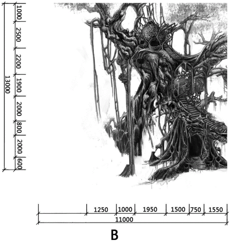 Life tree and construction method thereof