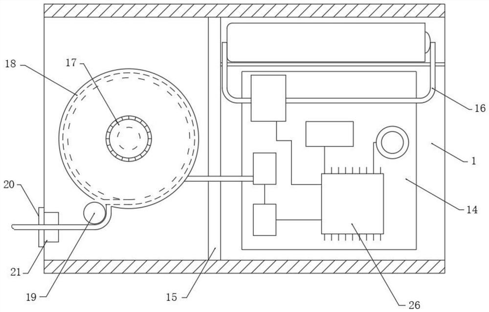 Blood glucose content detection system based on diabetic patient and detection method thereof