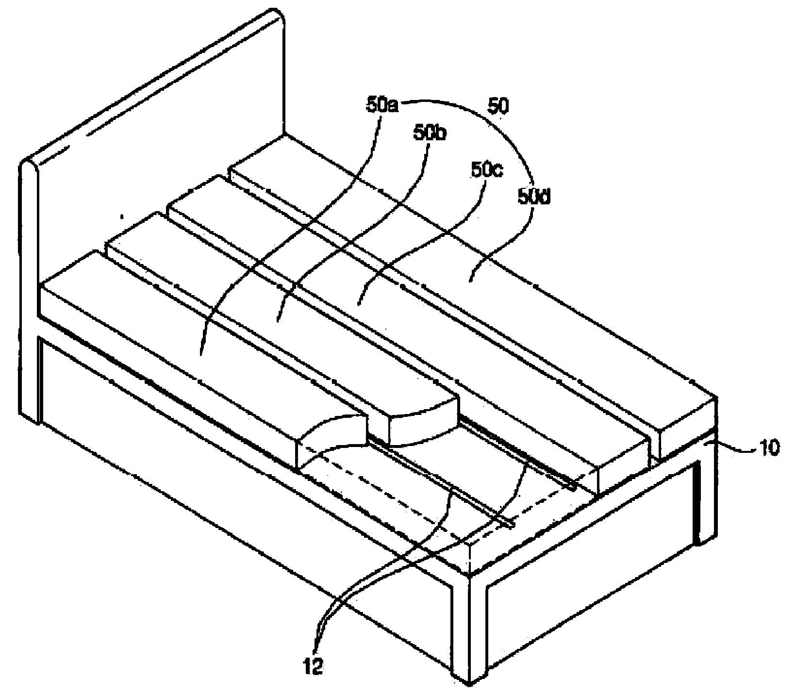 Cooling and warming dual-purpose functional bed