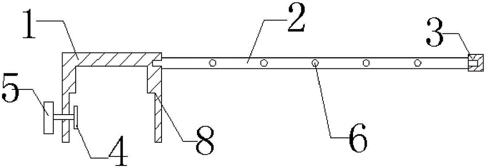 Combination type clothes airing rod