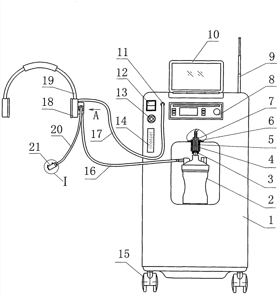 Multifunctional combined household oxygenerator