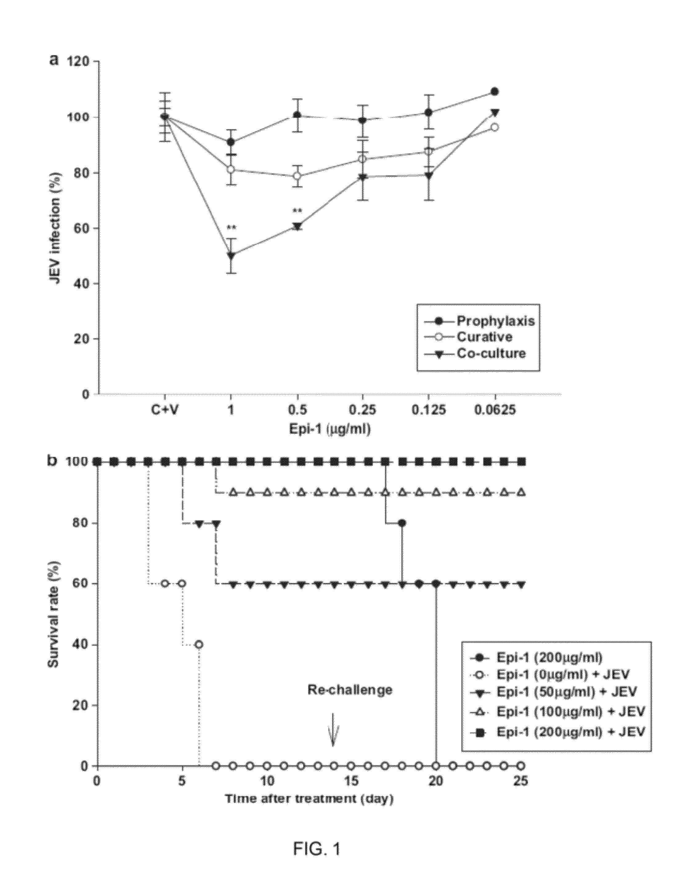 Epinecidin-1 as a vaccine adjuvant for enhancing immune responses