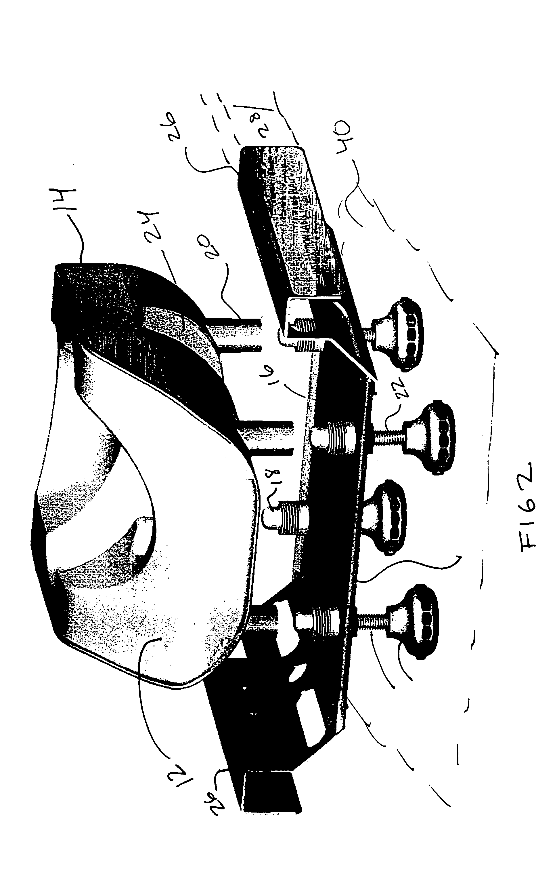 Table engageable support for head cushion supporting anesthetized patient