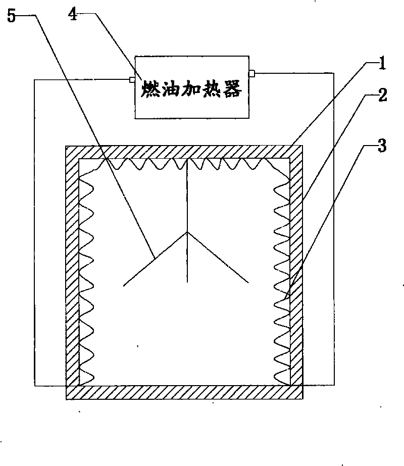 Anti-freezing and heat-insulating fire-fighting liquid tank