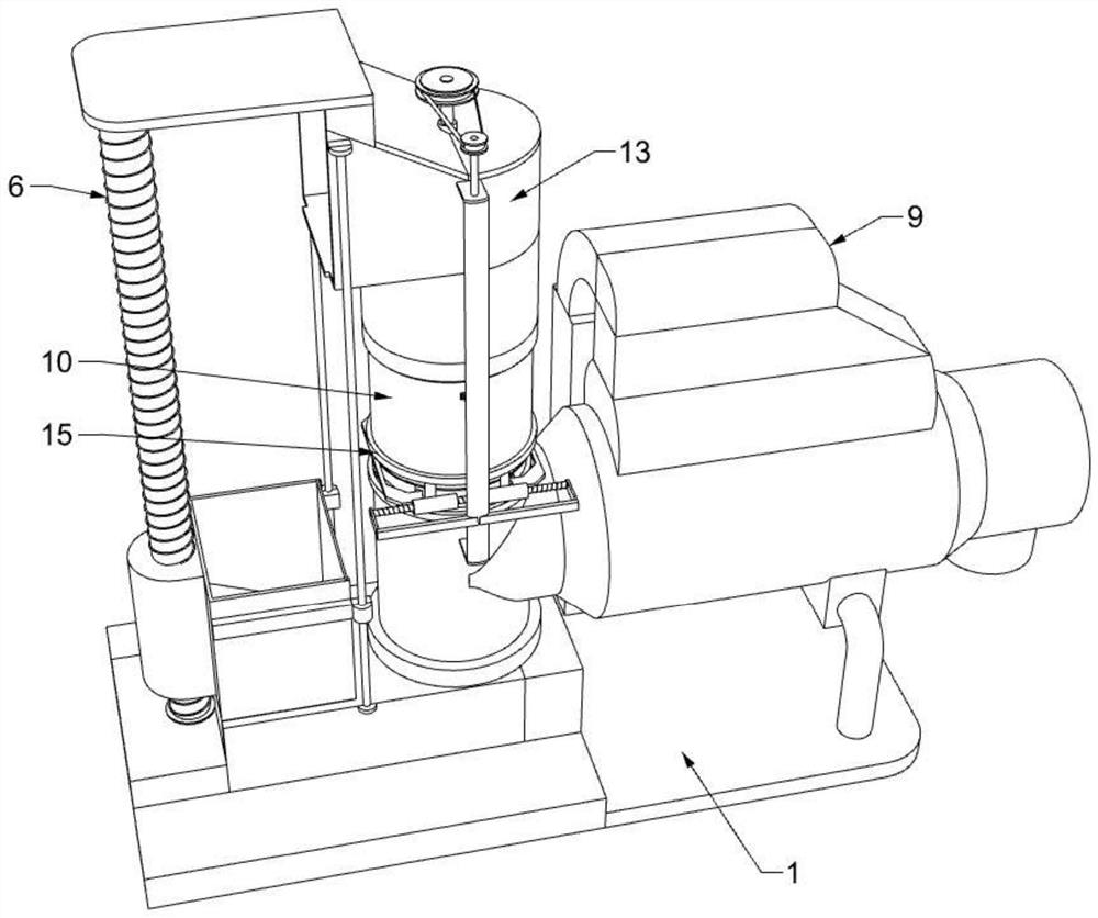 Microbial fertilizer processing and mixing device for biological agriculture