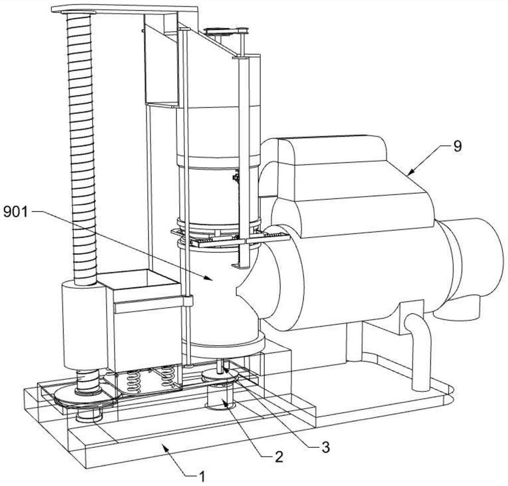 Microbial fertilizer processing and mixing device for biological agriculture