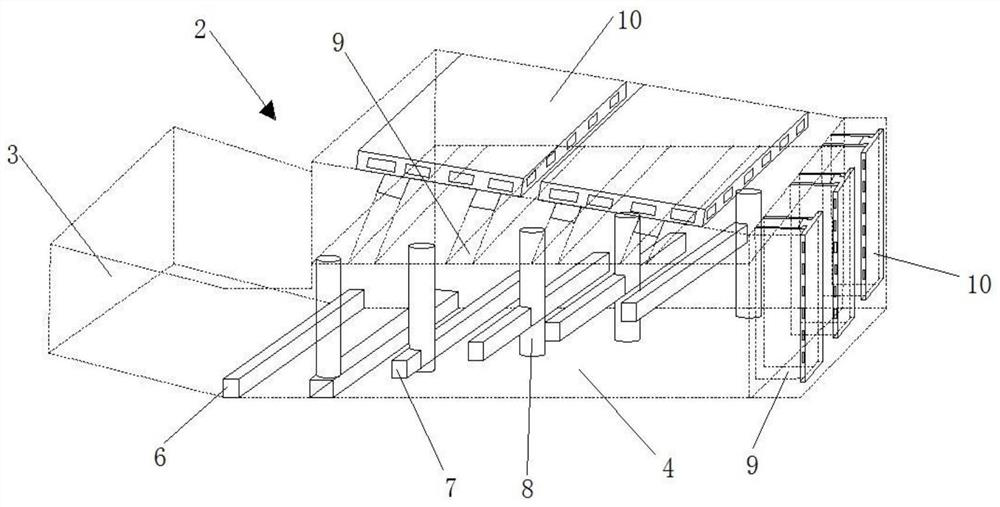 Caisson type lock head centralized water delivery system