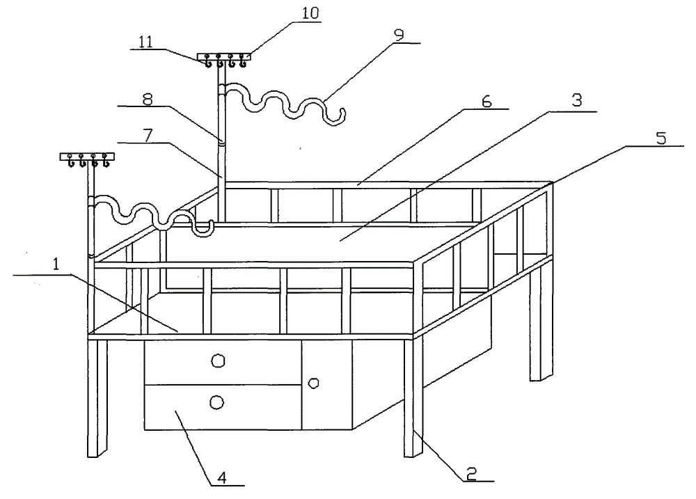 Pediatric nursing bed