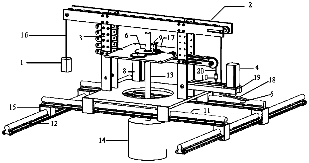 Model testing apparatus for multidirectional horizontal loading on fan foundation