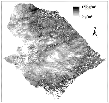 Remote sensing estimation method for weight of withered grass in non-growing season on desert grassland