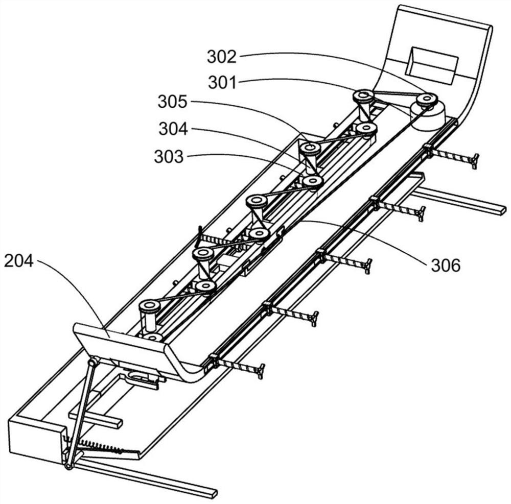 A whole row of screw screwing device for recycling and dismantling of power battery