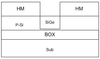 Carbon silicon-germanium silicon heterojunction 1T-DRAM (Single Transistor Dynamic Random Access Memory) structure on insulator and forming method thereof