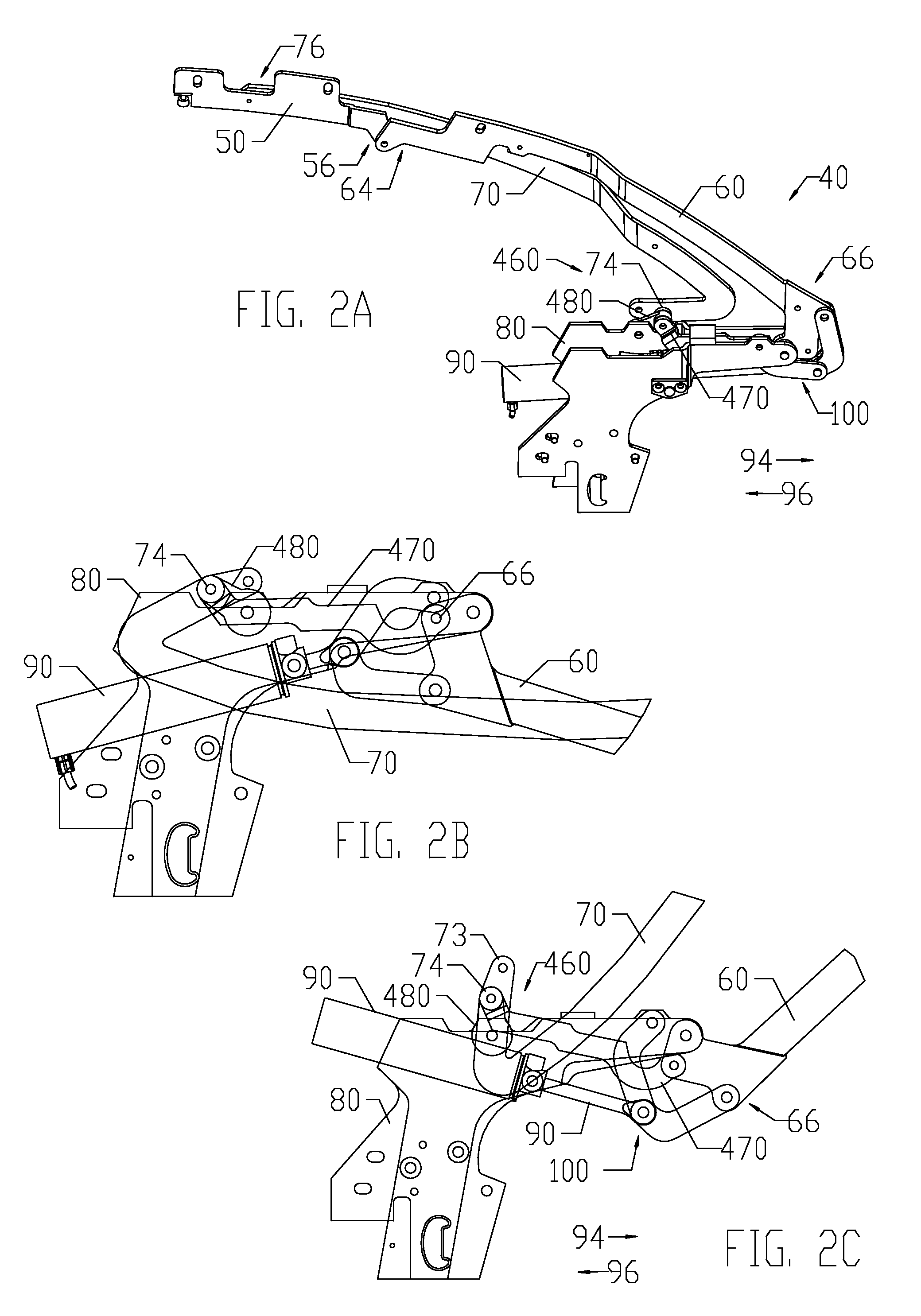 Hard top convertible roof system