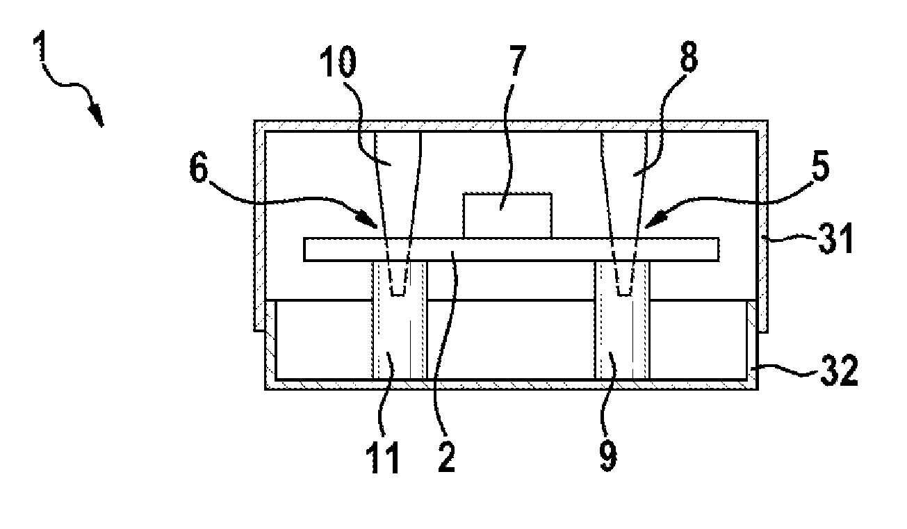 Electronic arrangement comprising a circuit board