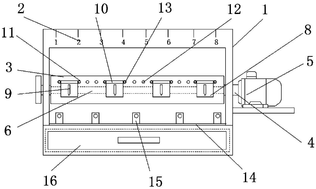 Segment cutting equipment capable of adjusting cutting size for caulis sinomenii