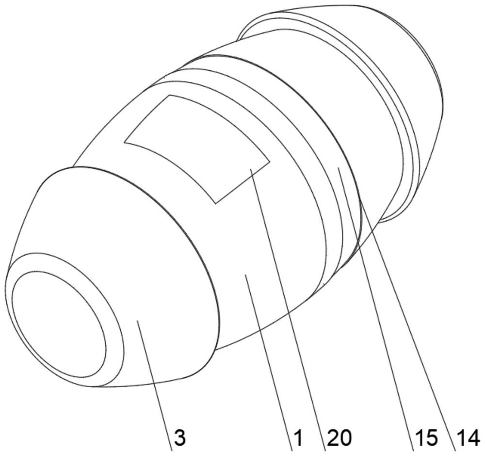 Marine distress escape compartment based on electromagnetic effect