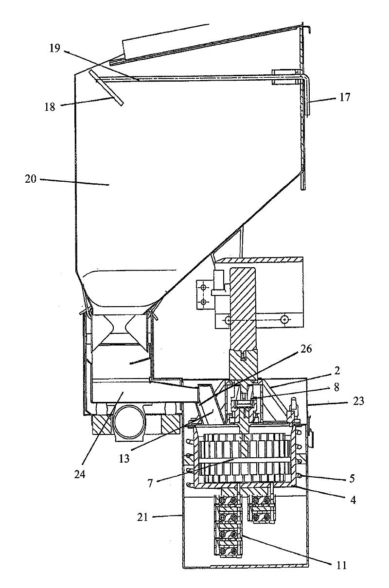 Device for fusing hotmelt glue for products in the tobacco processing industry