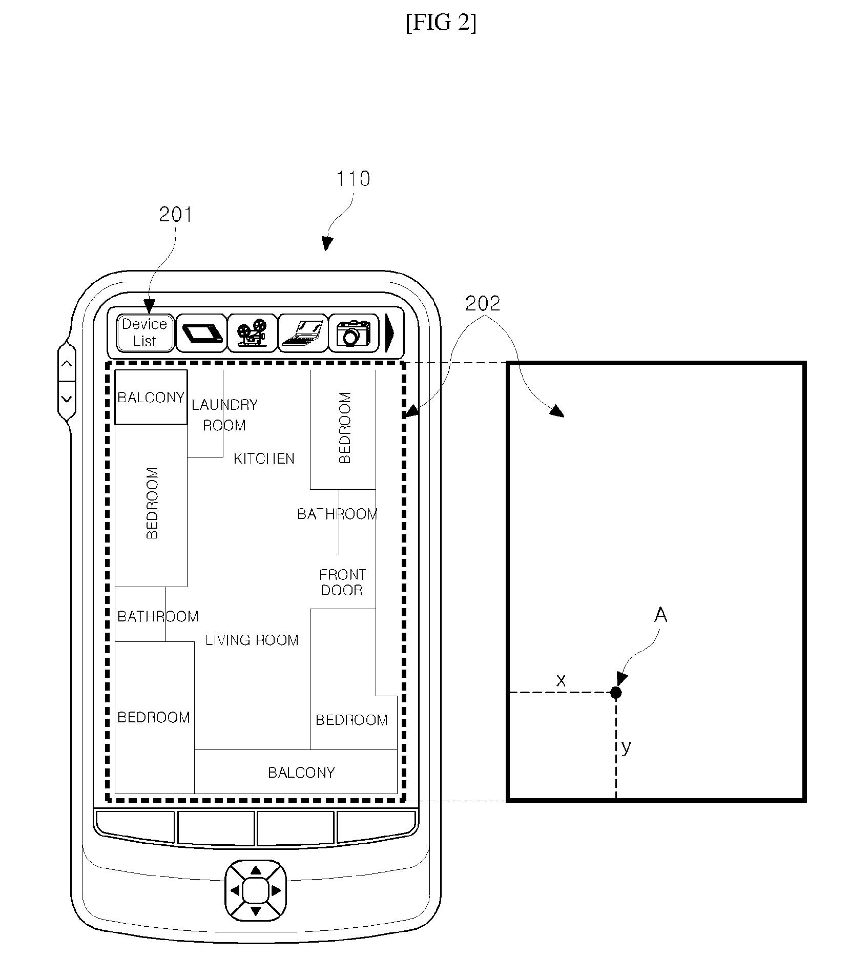 System and method for managing location information for home network