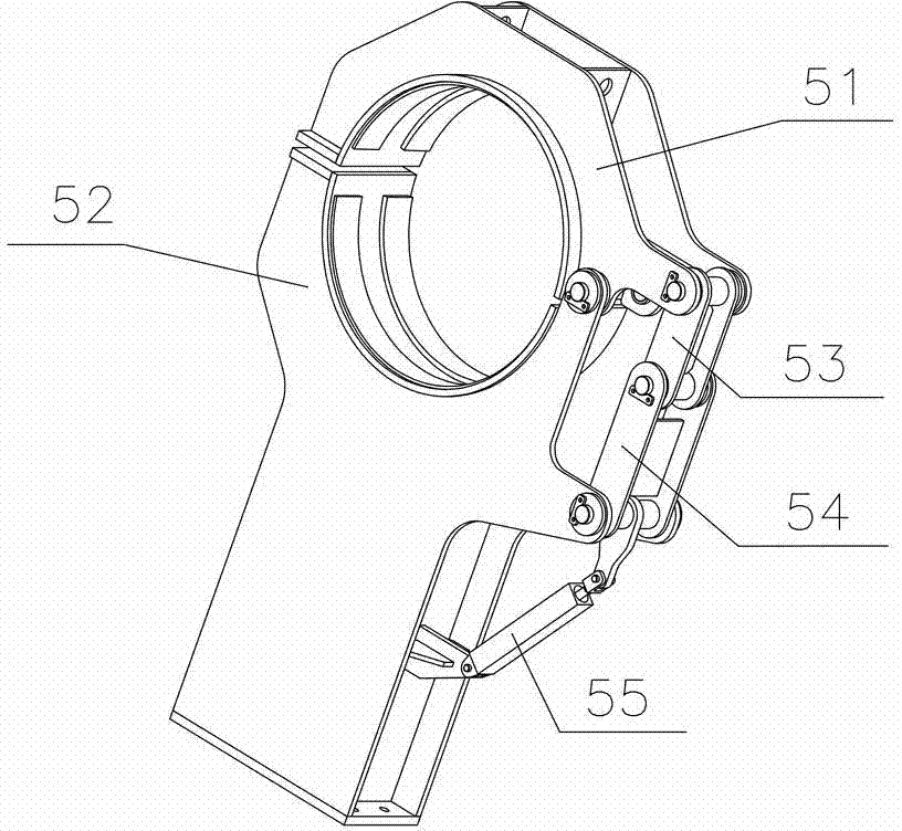 Turnover device used for main shaft of wind power generator